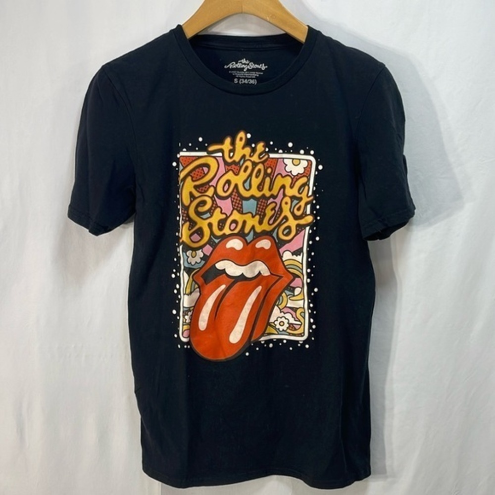The Rolling Stones black, tongue T-shirt